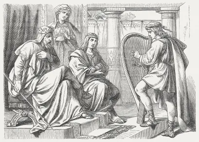 David Plays for Saul