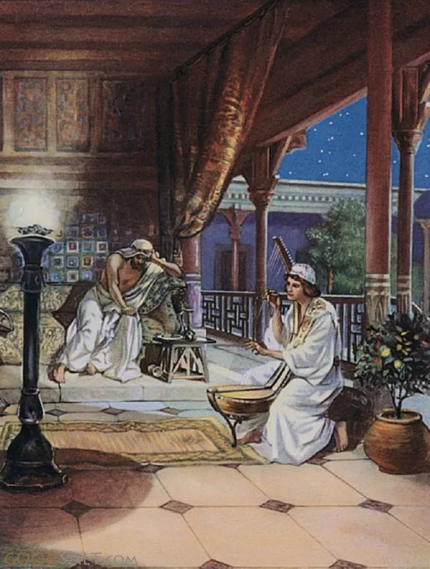 David Plays for Saul